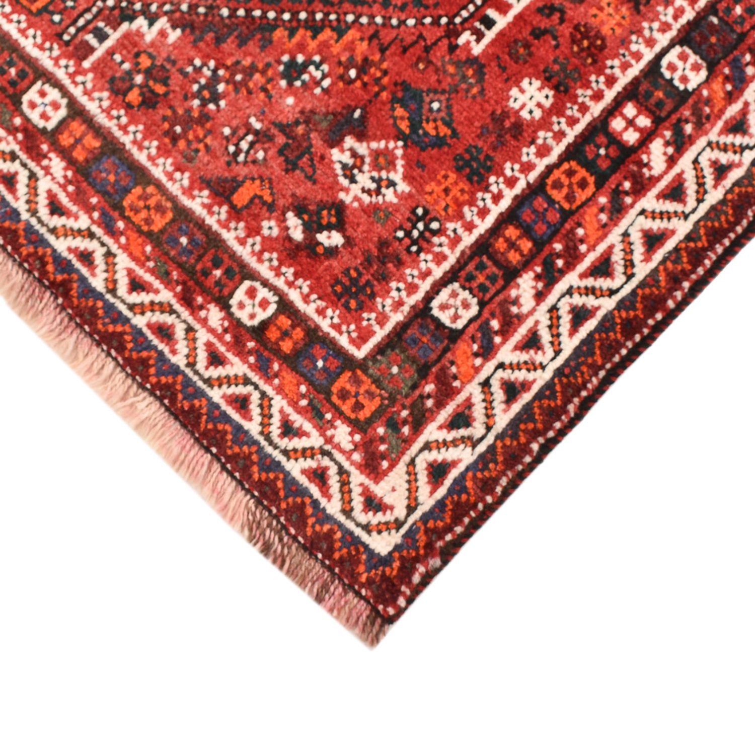 Perserteppich - Nomadic - 152 x 105 cm - rot