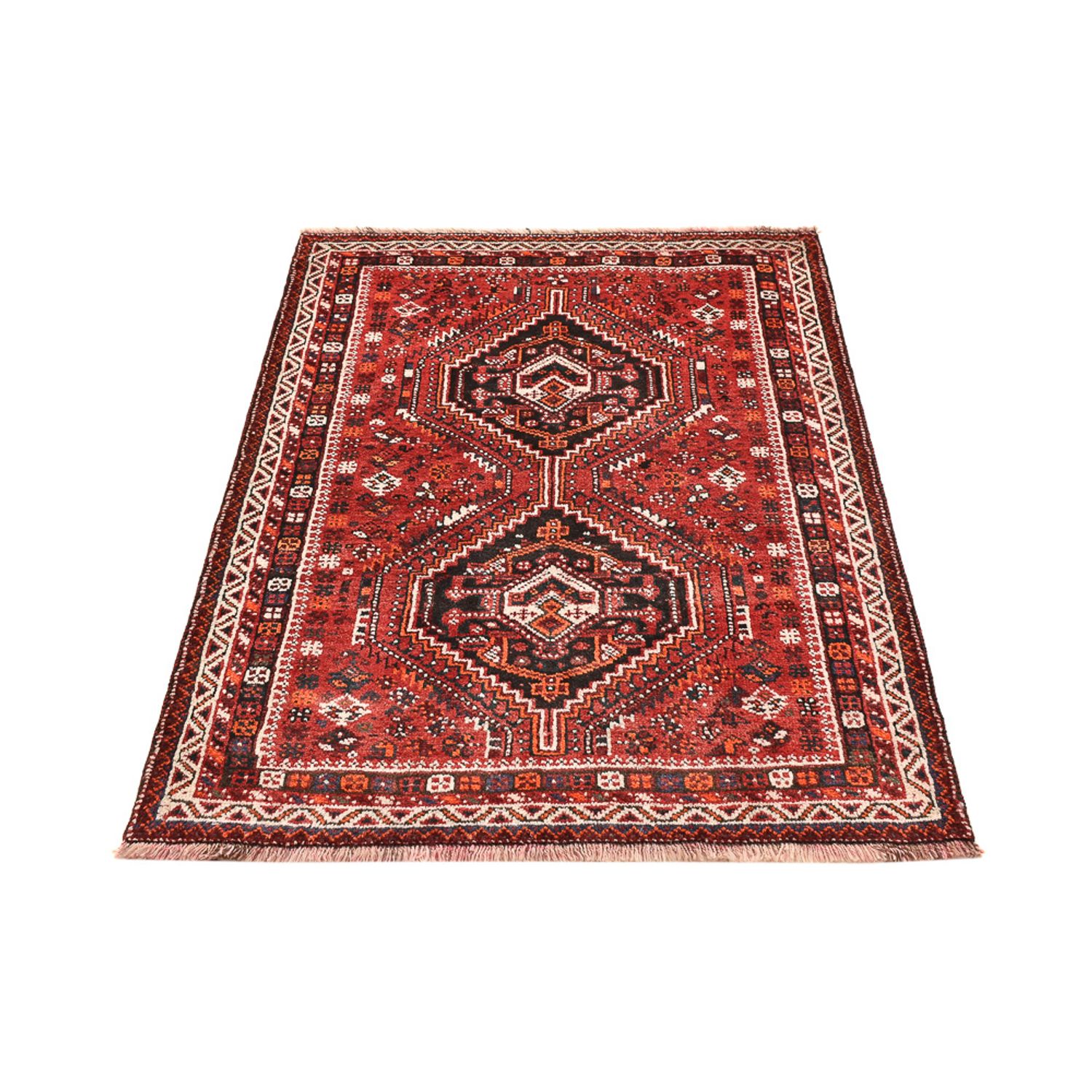 Perserteppich - Nomadic - 152 x 105 cm - rot