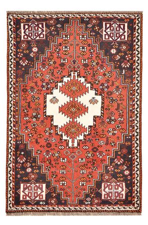 Perserteppich - Nomadic - 155 x 106 cm - rot