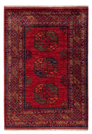 Afghansk teppe - 179 x 123 cm - rød