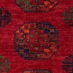 Tapis afghan - 179 x 123 cm - rouge