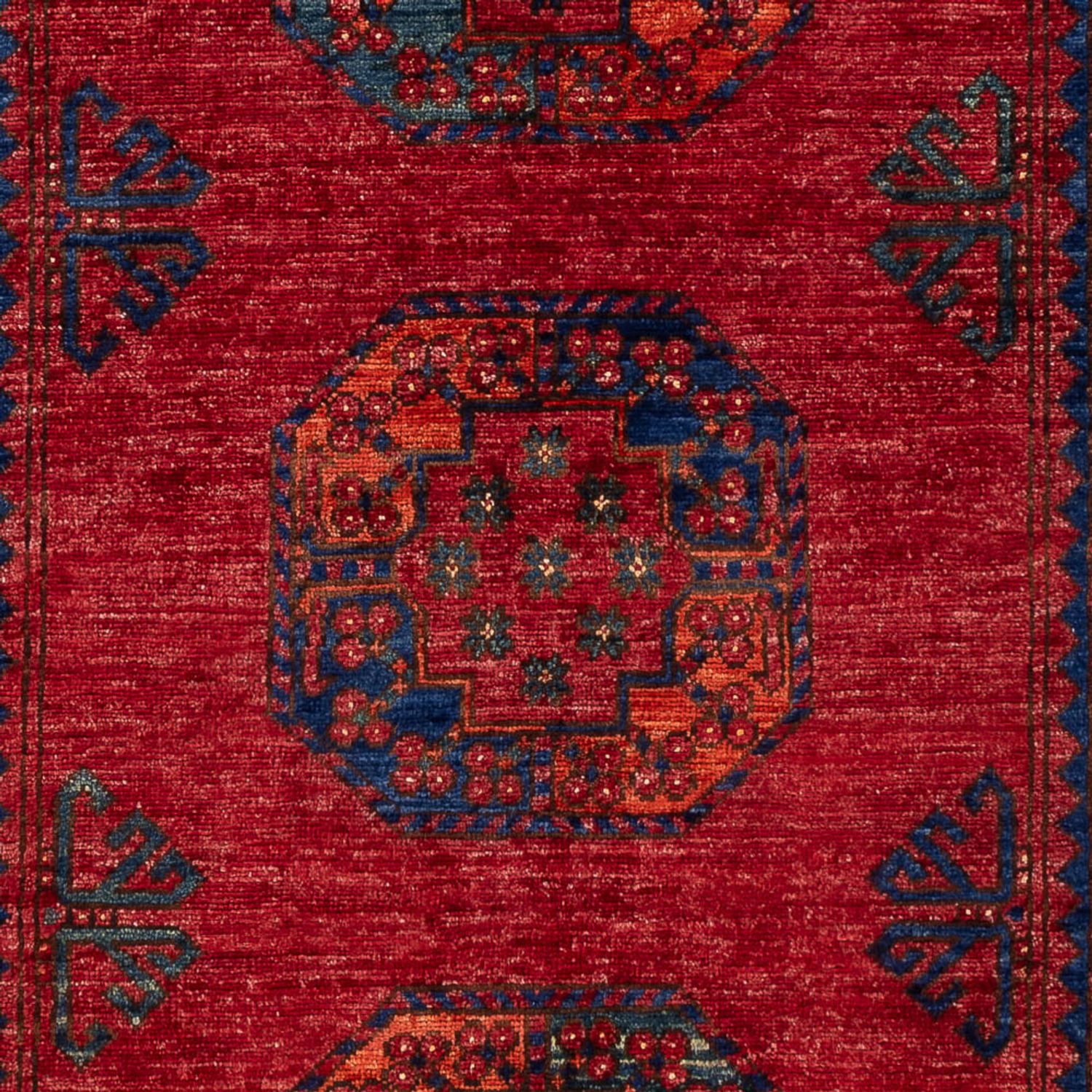 Afghan Teppich - 182 x 120 cm - rot