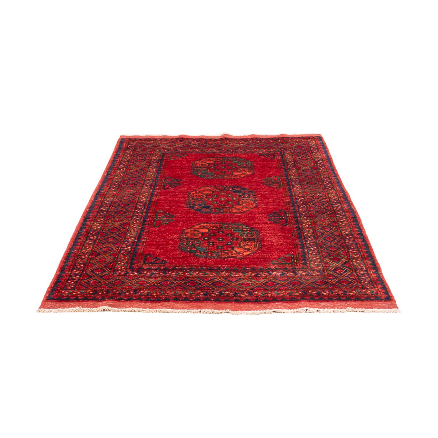 Afghan Teppich - 182 x 120 cm - rot