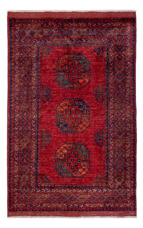 Afghan Teppich - 182 x 120 cm - rot