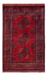 Afghan Teppich - 182 x 120 cm - rot