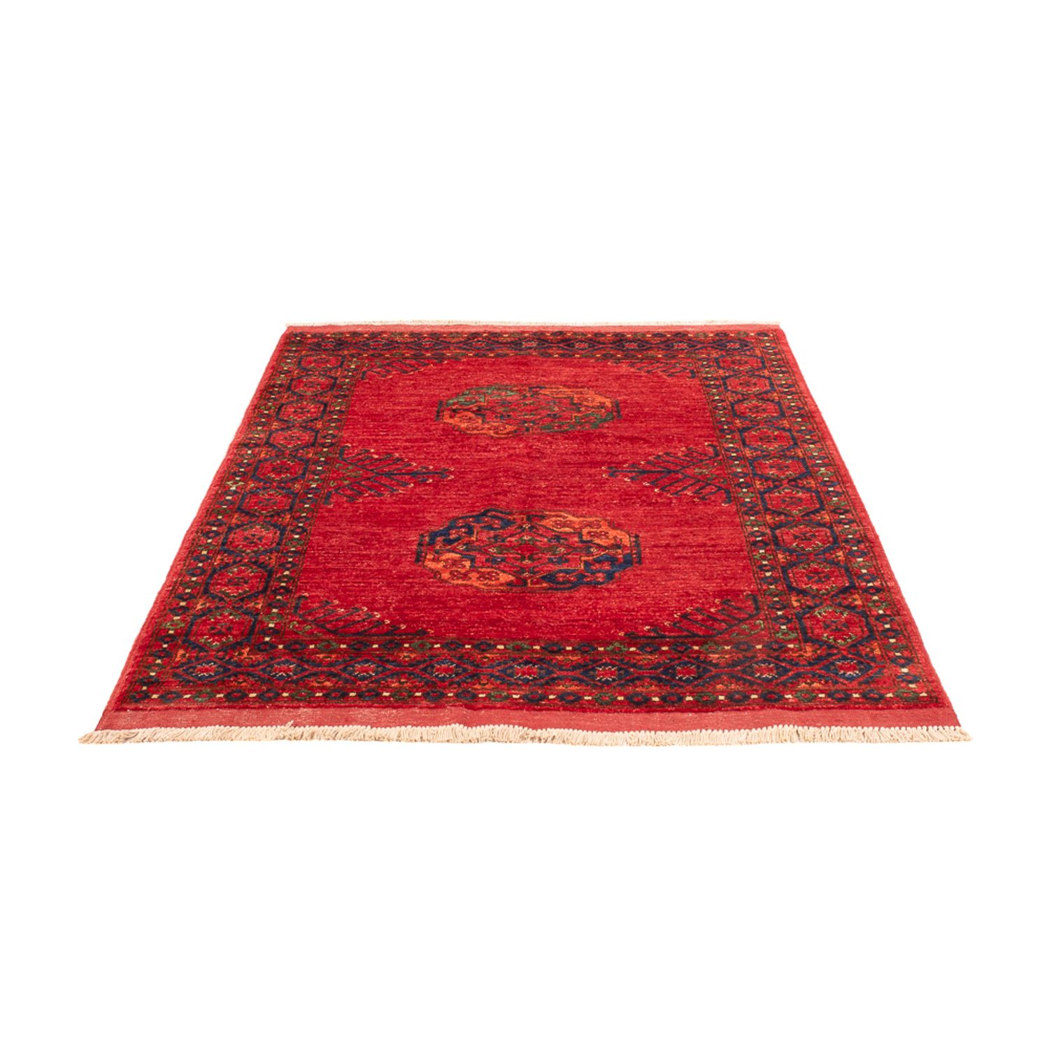 Tapis afghan - 183 x 125 cm - rouge