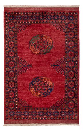 Tapis afghan - 183 x 125 cm - rouge