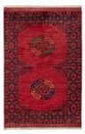 Tapis afghan - 183 x 125 cm - rouge