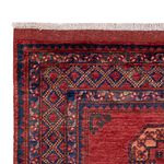 Tapis afghan - 181 x 124 cm - rouge