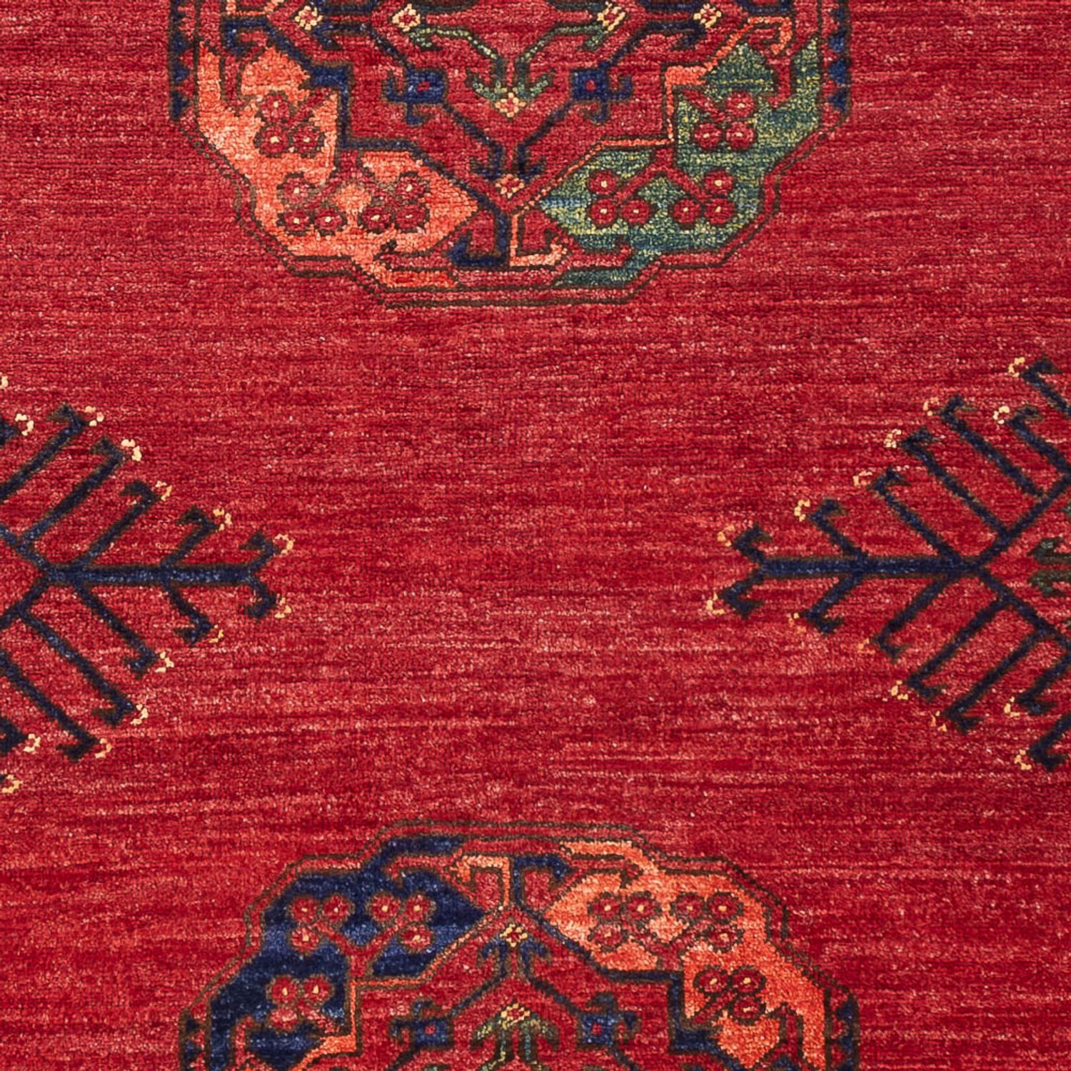 Tapis afghan - 181 x 122 cm - rouge