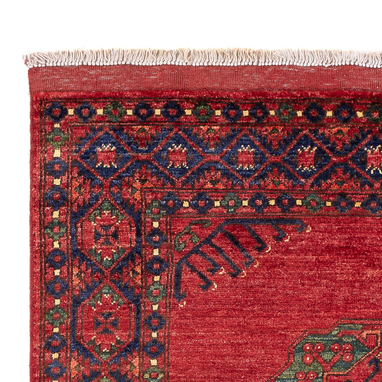 Tapis afghan - 181 x 122 cm - rouge