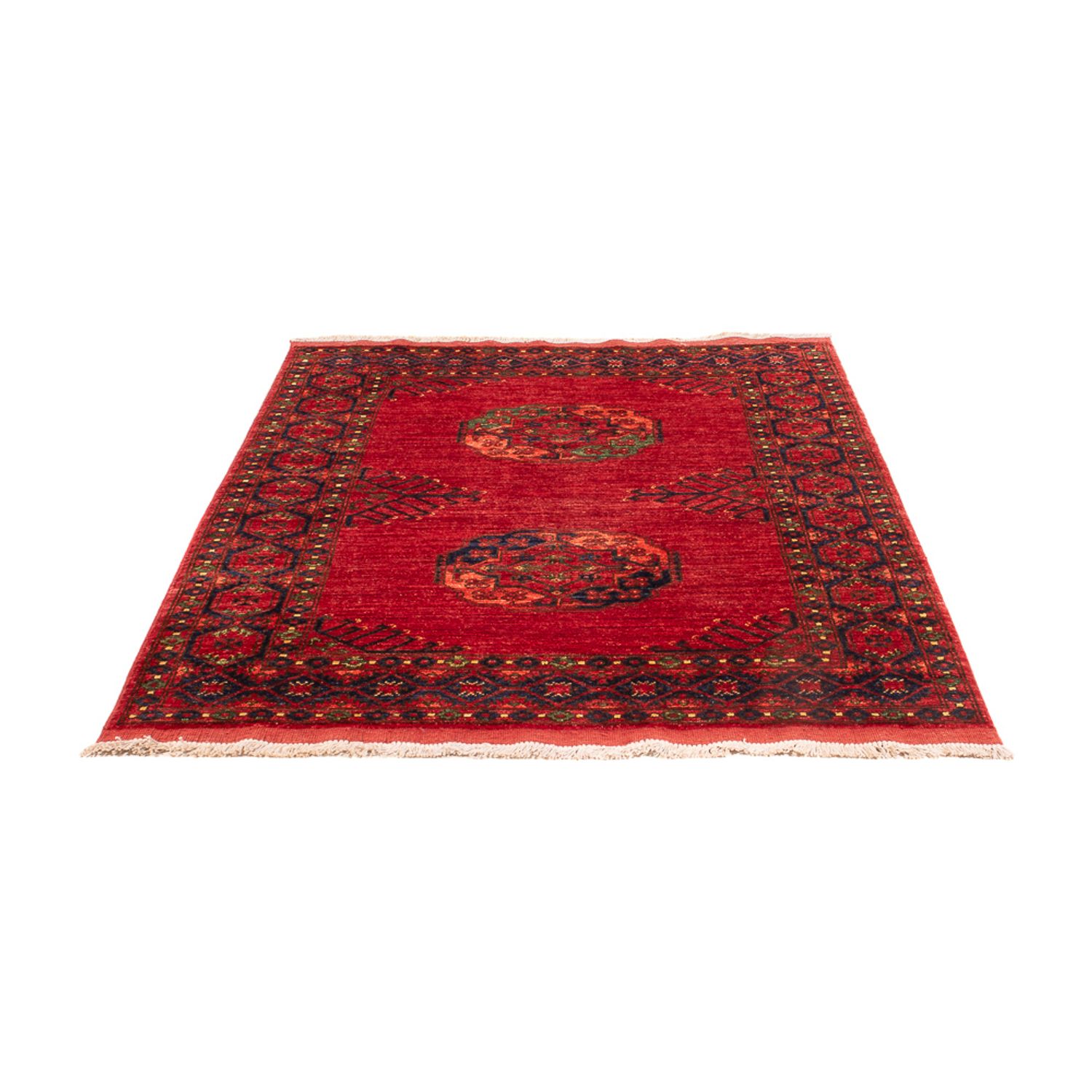 Tapis afghan - 181 x 122 cm - rouge