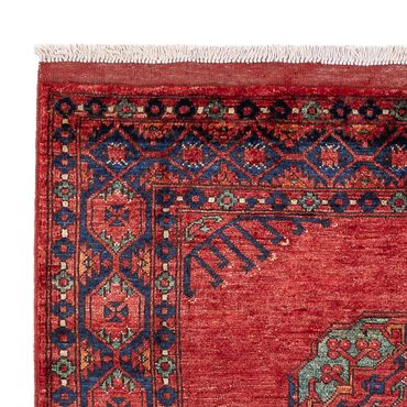 Tapis afghan - 182 x 125 cm - rouge