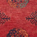 Tapis afghan - 182 x 125 cm - rouge