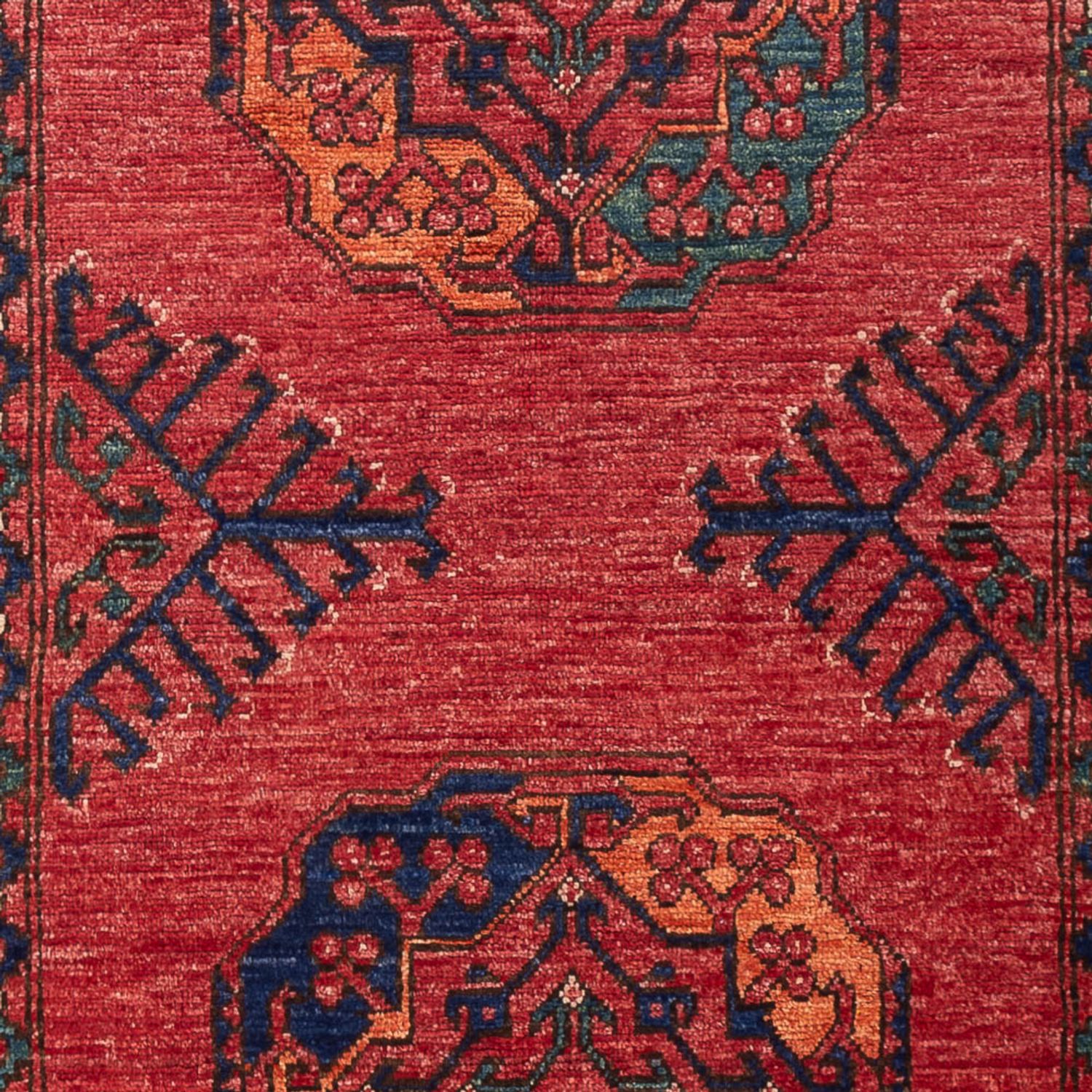 Tapis afghan - 173 x 101 cm - rouge