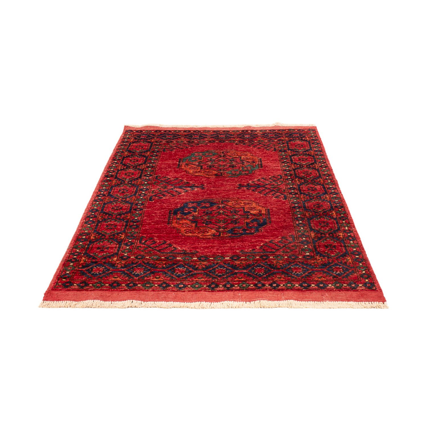 Tapis afghan - 173 x 101 cm - rouge