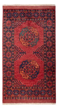 Tapis afghan - 173 x 101 cm - rouge