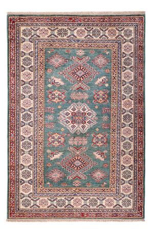 Tapete Ziegler - Kazak - Real - 174 x 118 cm - azul-mar