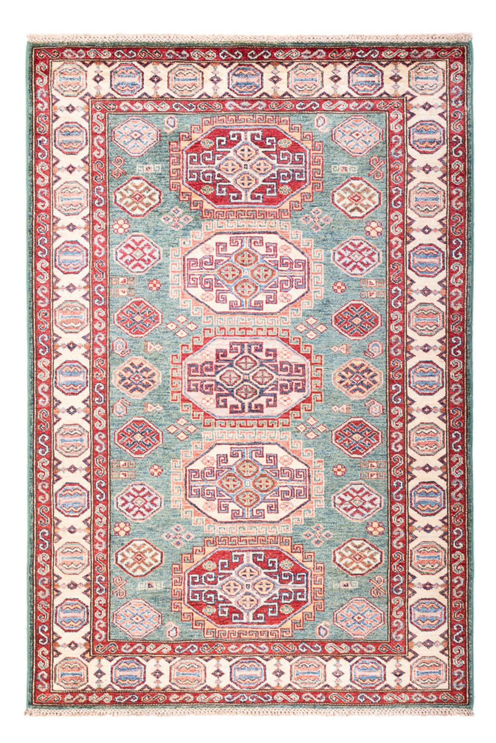 Tappeto Ziegler - Kazak - Reale - 181 x 119 cm - verde mare