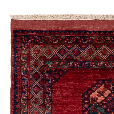 Tapis afghan - 179 x 124 cm - rouge