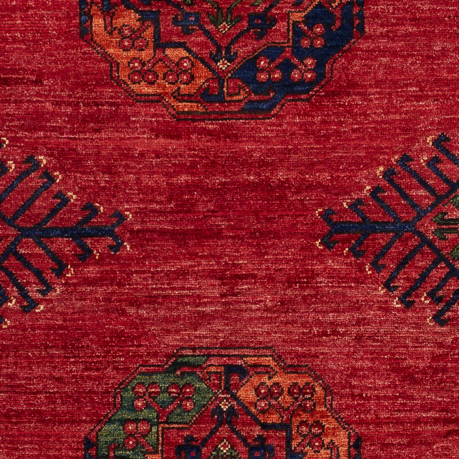 Tapis afghan - 188 x 123 cm - rouge