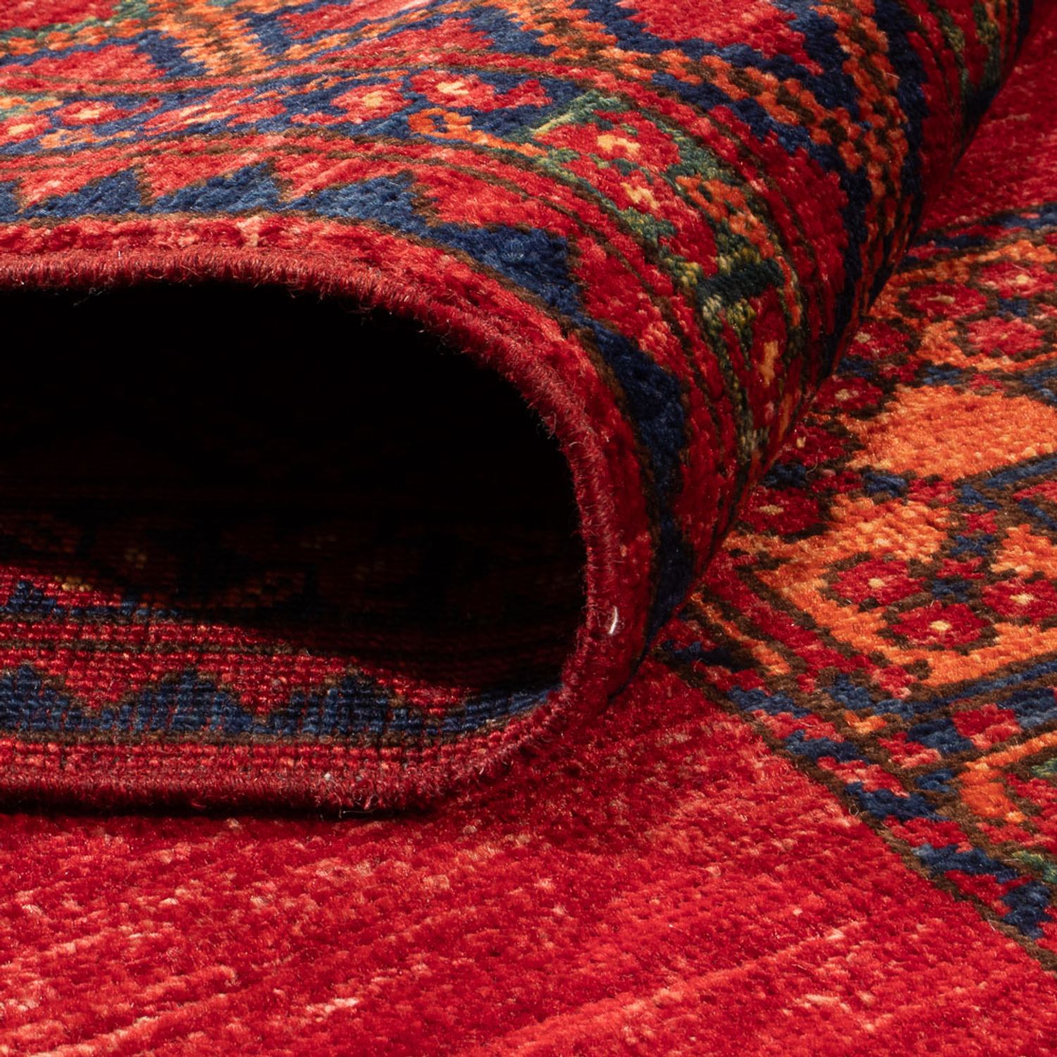 Tapis afghan - 182 x 122 cm - rouge