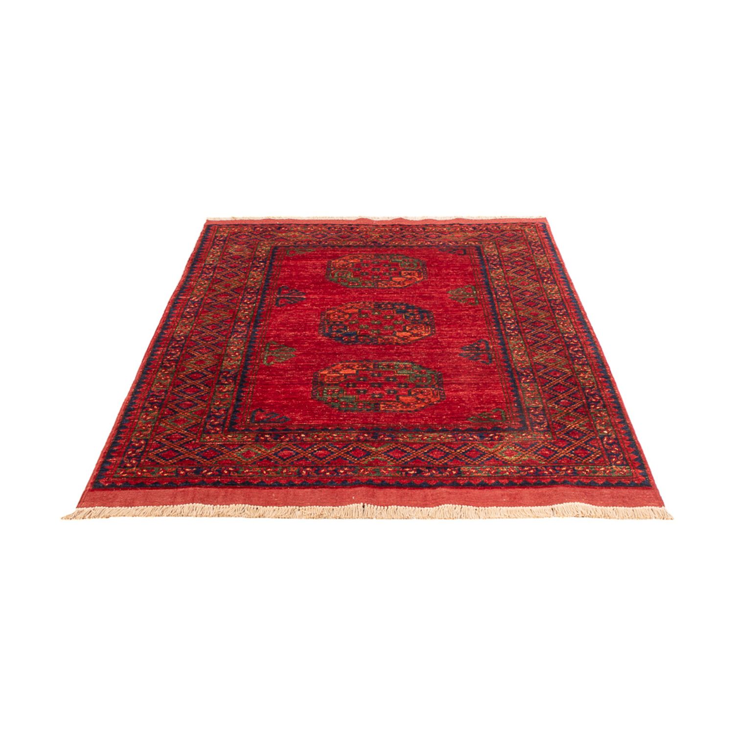 Tapis afghan - 182 x 122 cm - rouge