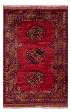 Tapis afghan - 180 x 121 cm - rouge