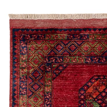 Tapis afghan - 180 x 121 cm - rouge