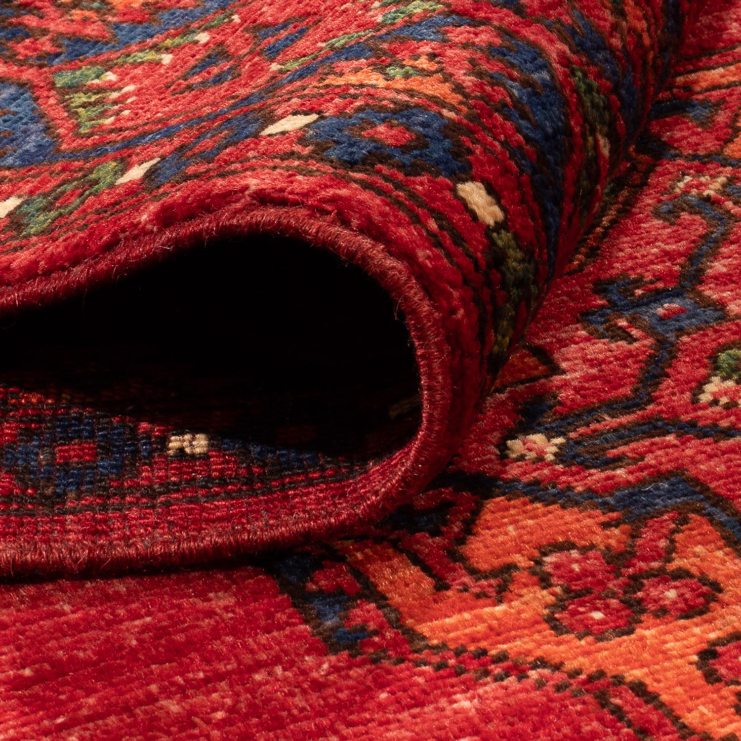 Tapis afghan - 182 x 122 cm - rouge