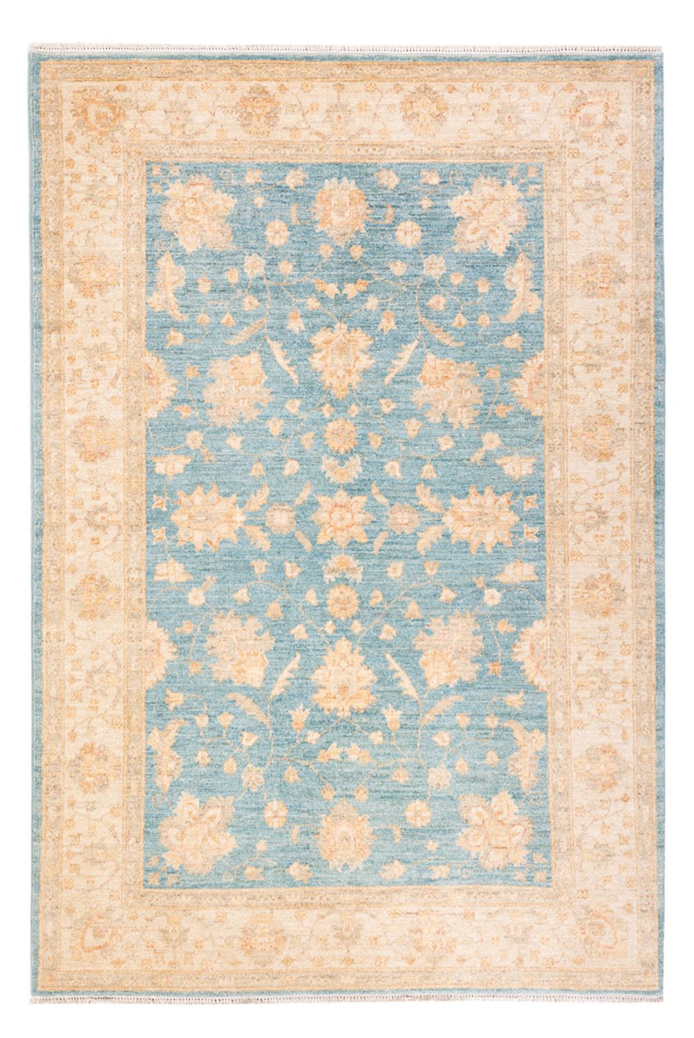 Ziegler tapijt - 185 x 122 cm - zee blauw