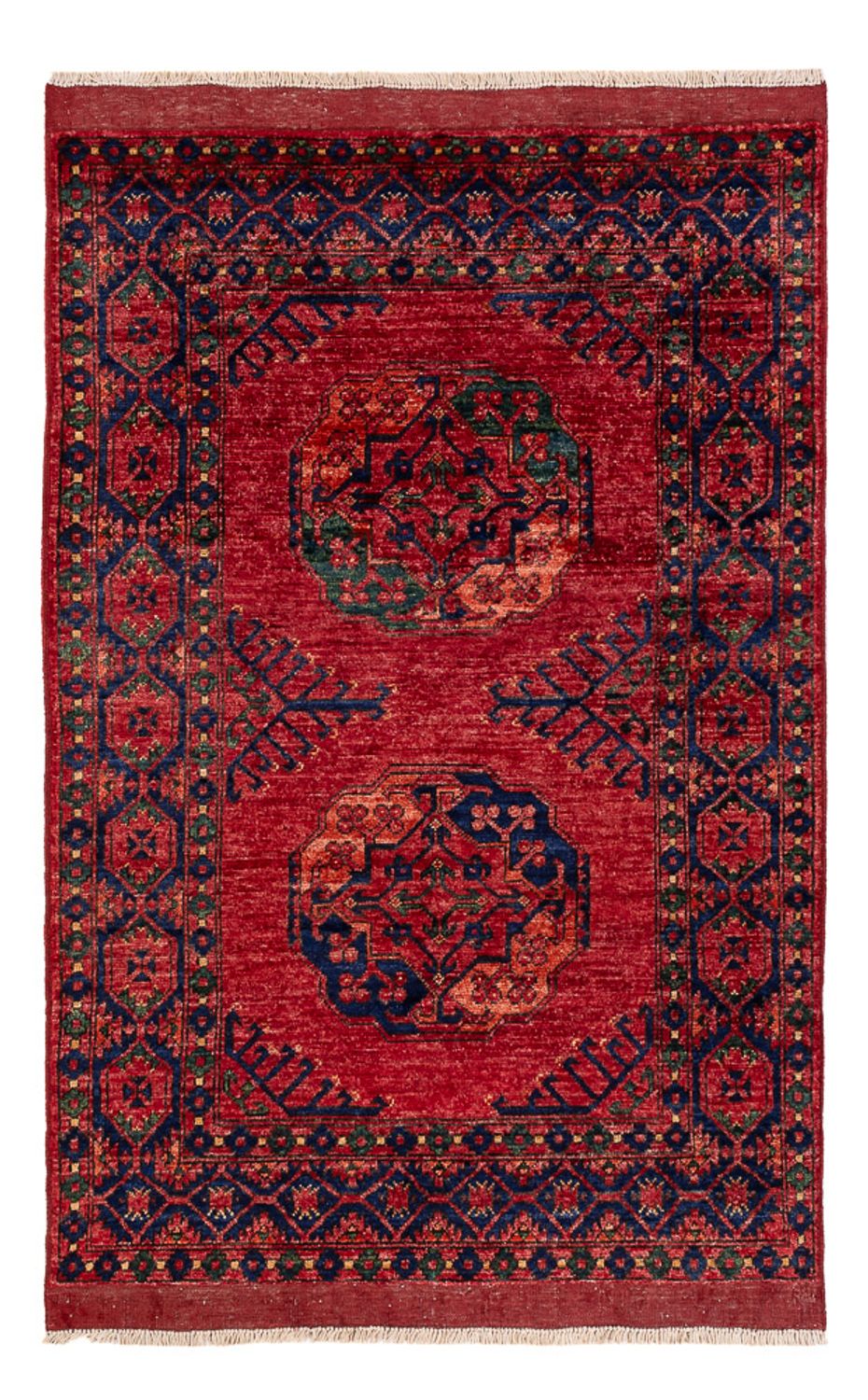 Afghan Teppich - 150 x 100 cm - rot