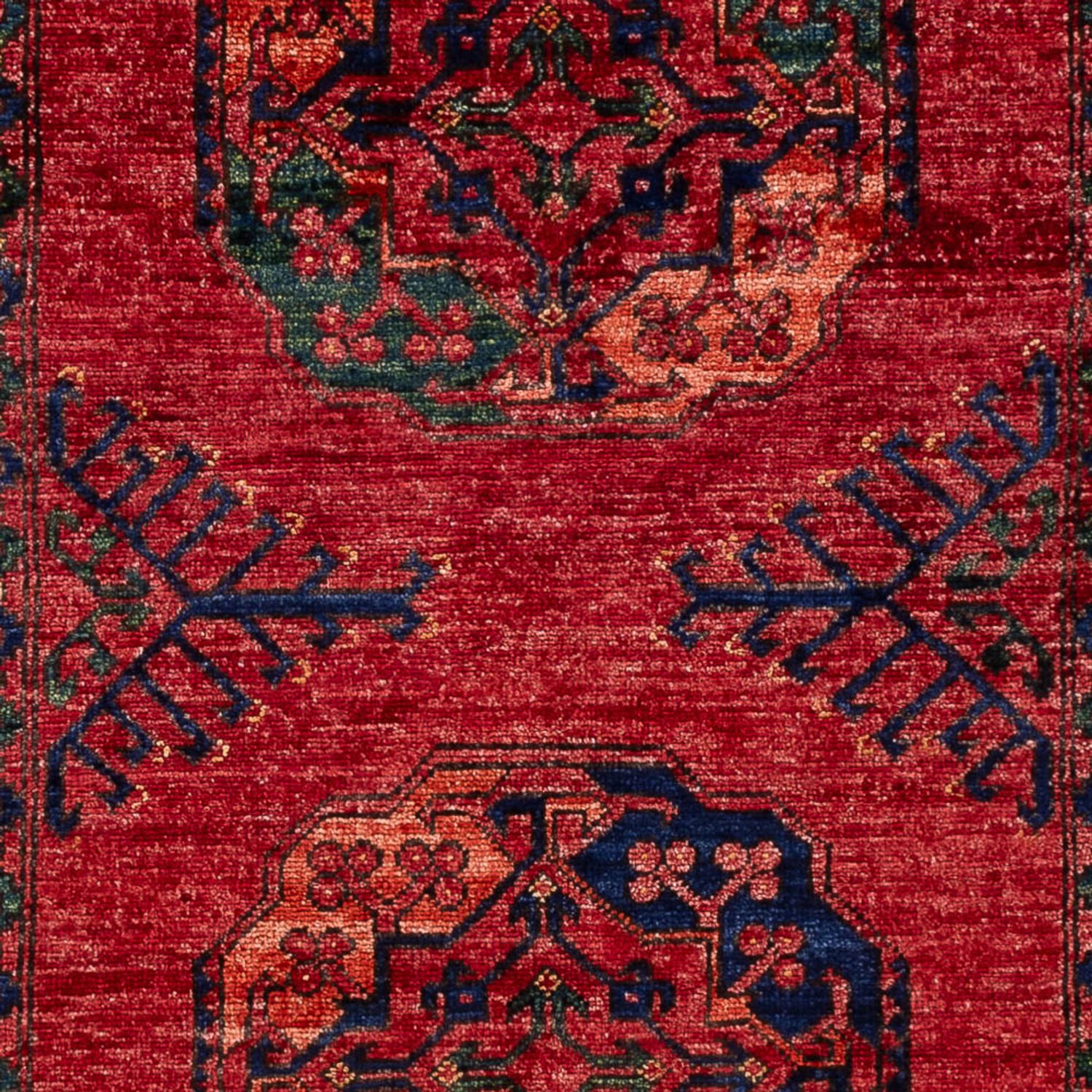 Afghan Teppich - 150 x 100 cm - rot