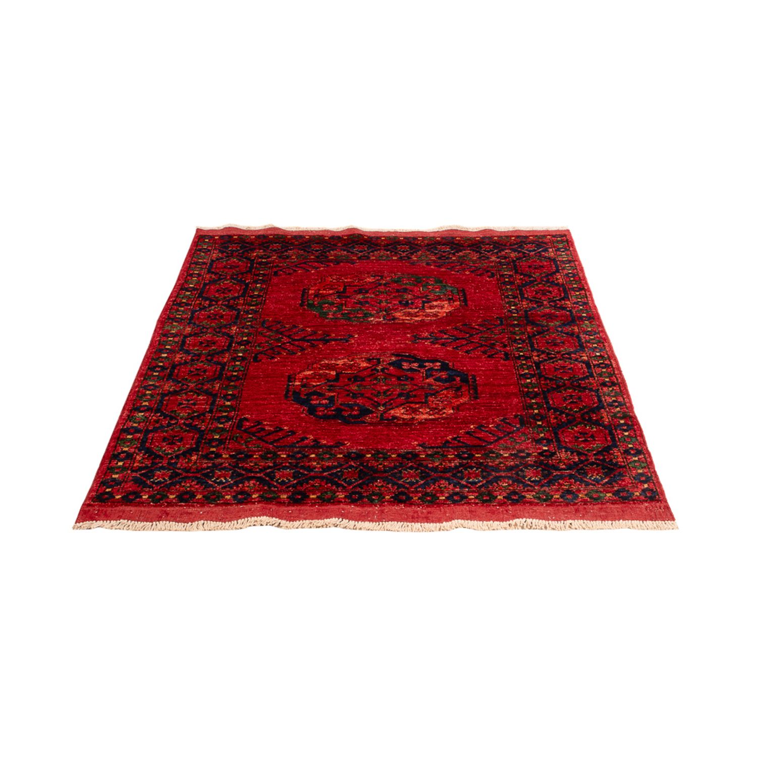 Afghan Teppich - 150 x 100 cm - rot