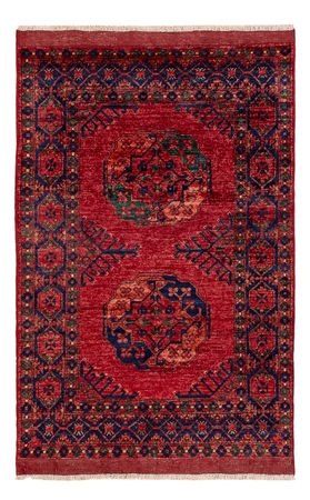 Tapis afghan - 150 x 100 cm - rouge