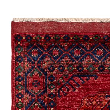 Afghan Teppich - 150 x 100 cm - rot