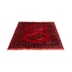 Afghan Teppich - 150 x 100 cm - rot