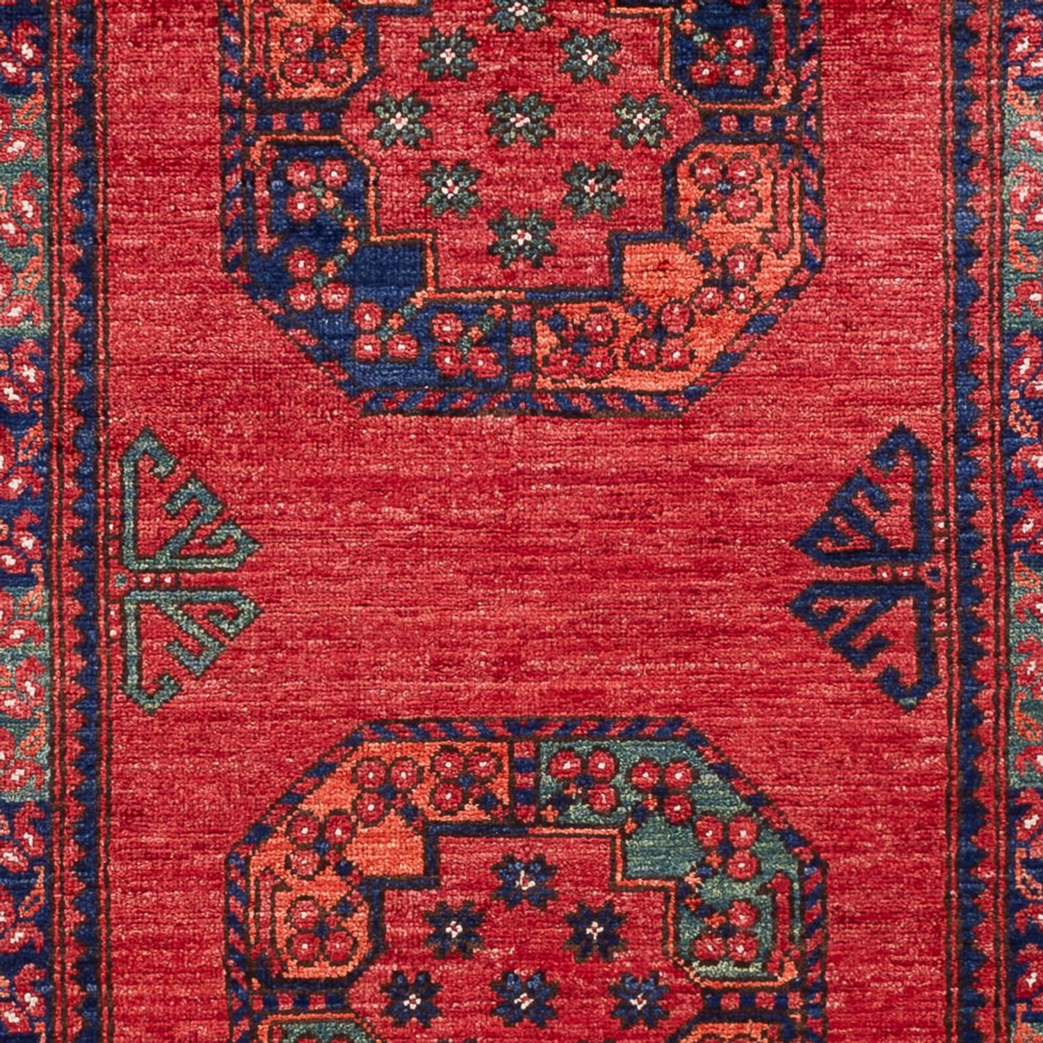 Afghansk tæppe - 149 x 104 cm - rød