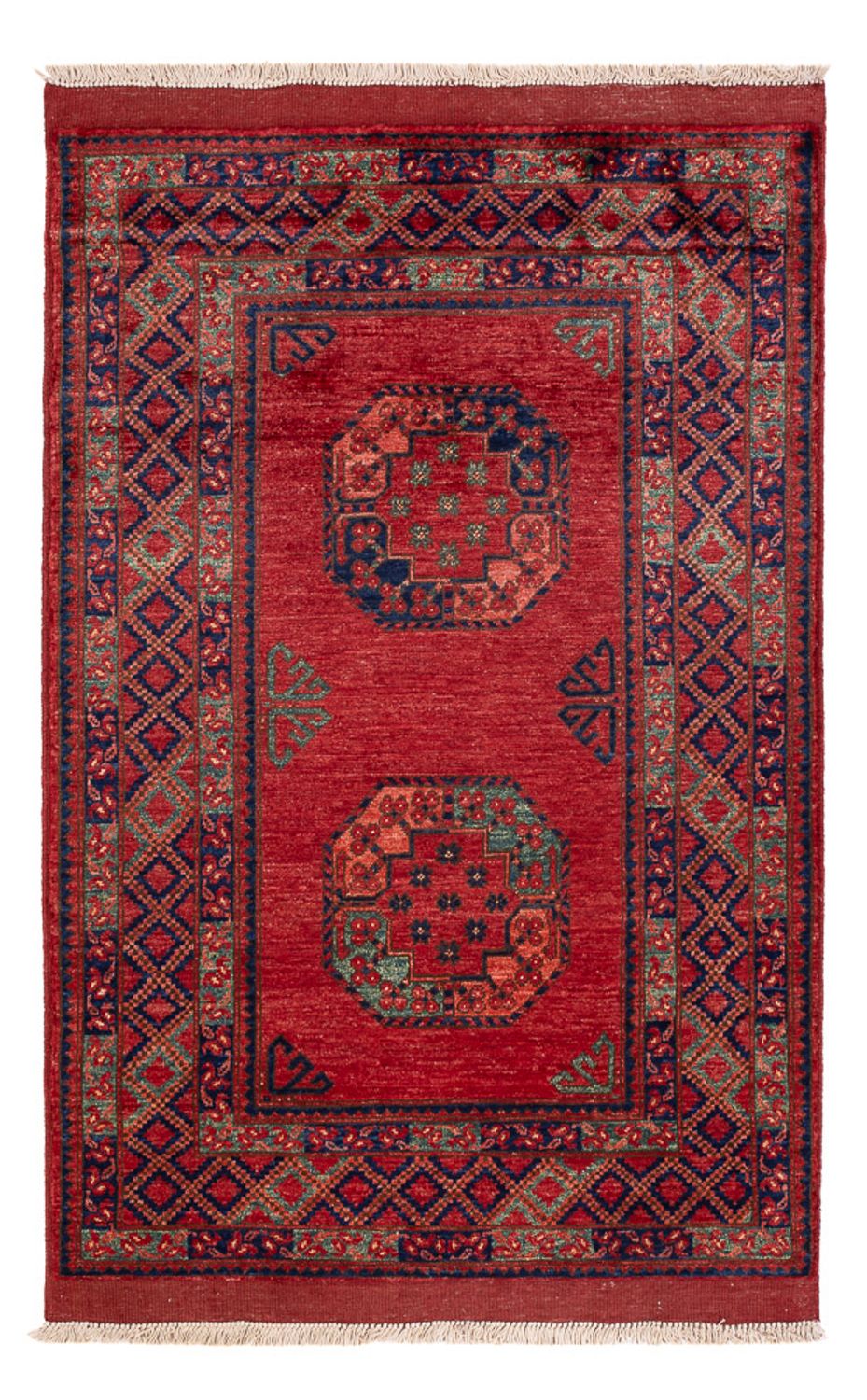 Afghaans tapijt - 153 x 103 cm - rood