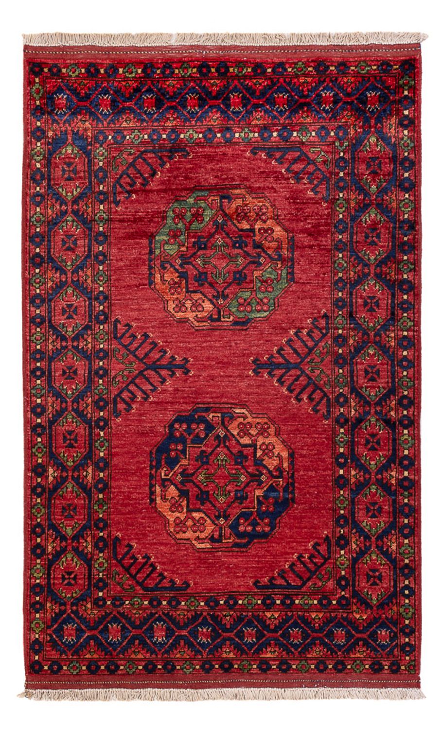 Afghan Rug - 158 x 99 cm - red