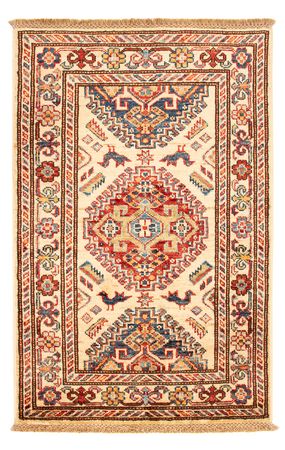 Alfombra Ziegler - Kazak - Real - 92 x 57 cm - beige claro