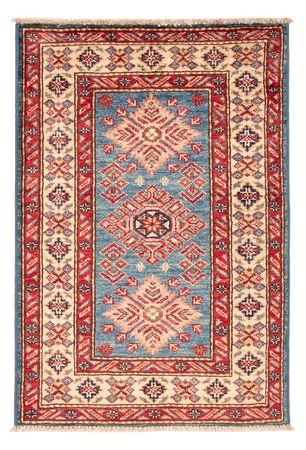 Alfombra Ziegler - Kazak - Real - 92 x 62 cm - azul claro