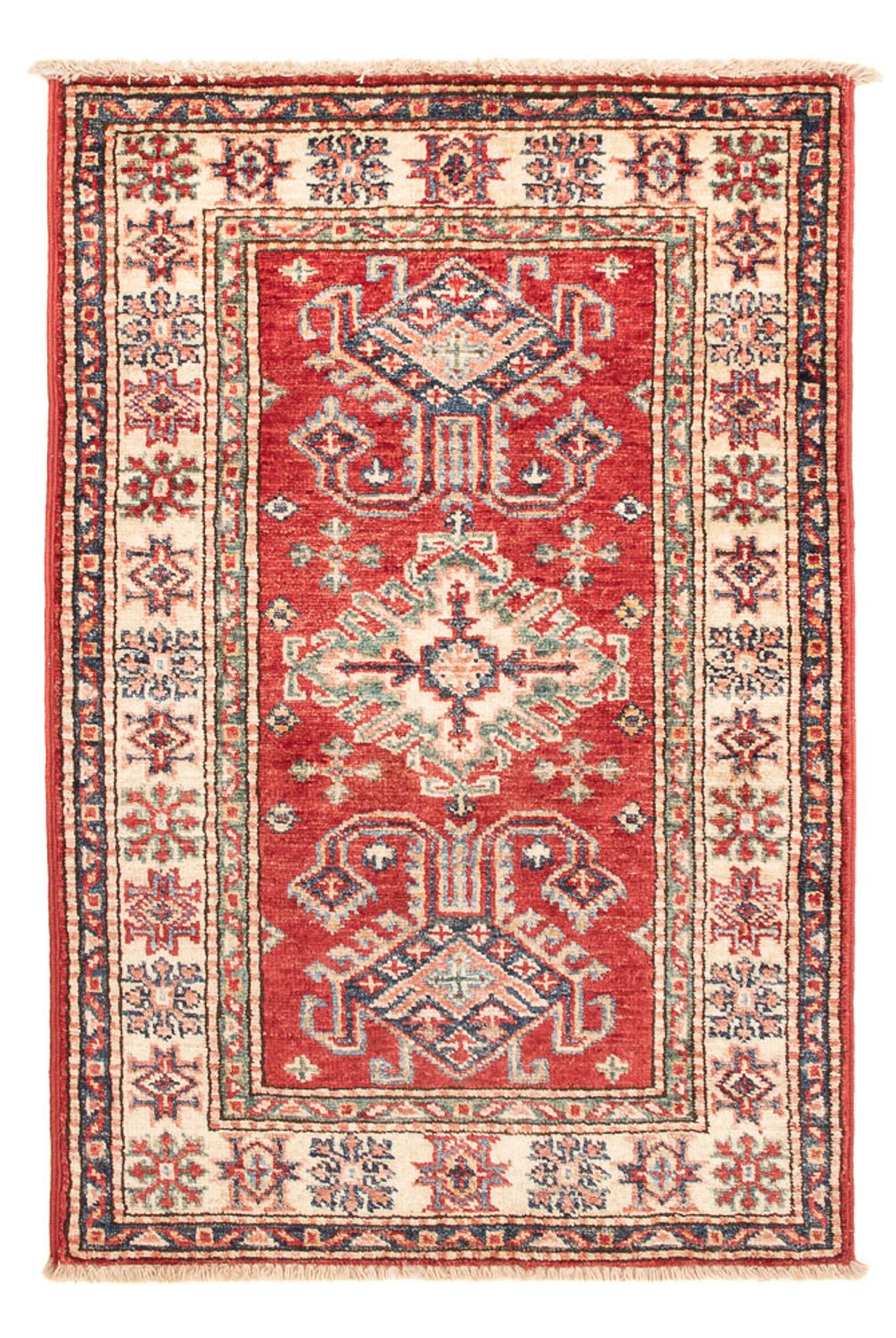 Alfombra Ziegler - Kazak - Real - 89 x 59 cm - rojo