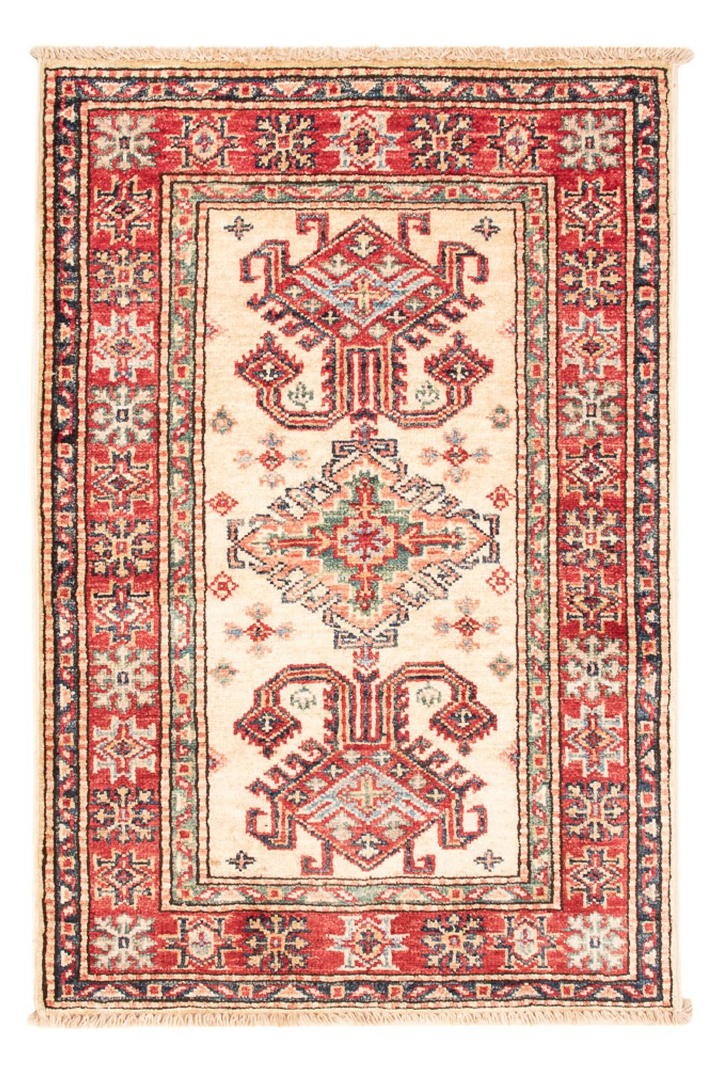 Ziegler Tapijt - Kazak - Koninklijke - 88 x 61 cm - beige