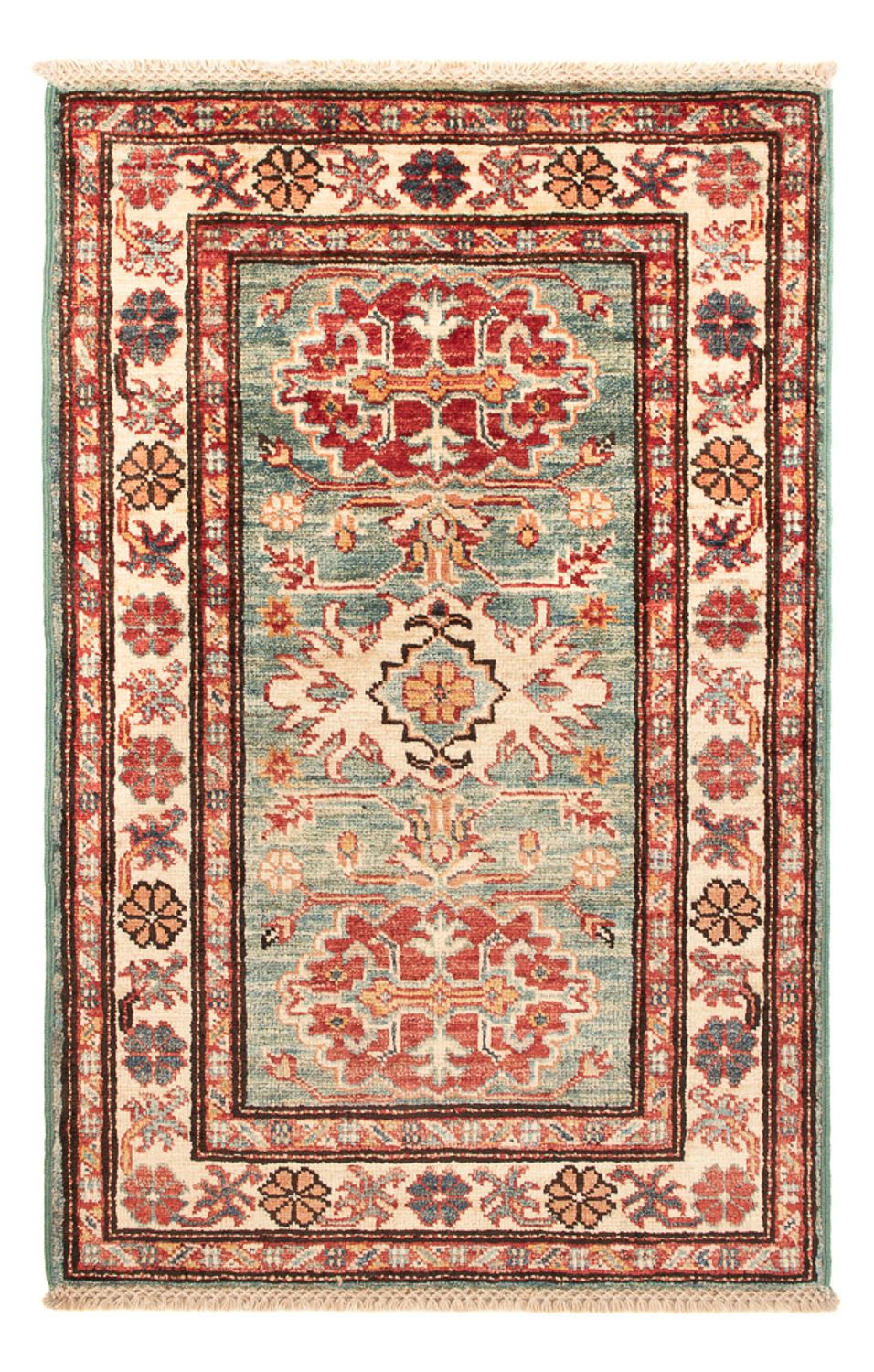 Ziegler Carpet - Kazak - Kungliga - 92 x 57 cm - ljusgrön