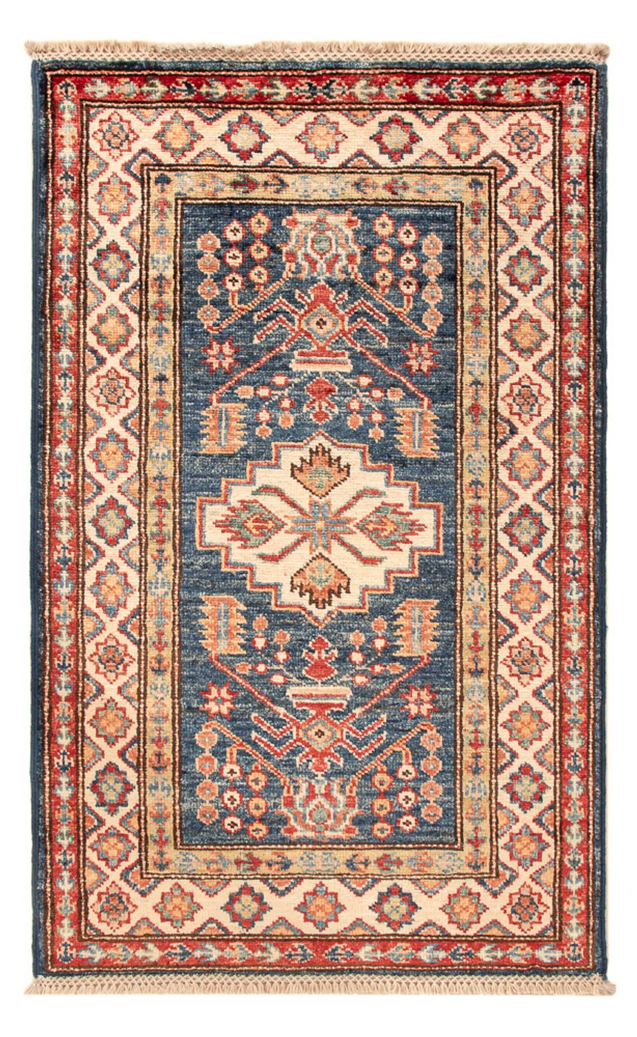 Tappeto Ziegler - Kazak - Reale - 95 x 58 cm - blu petrolio