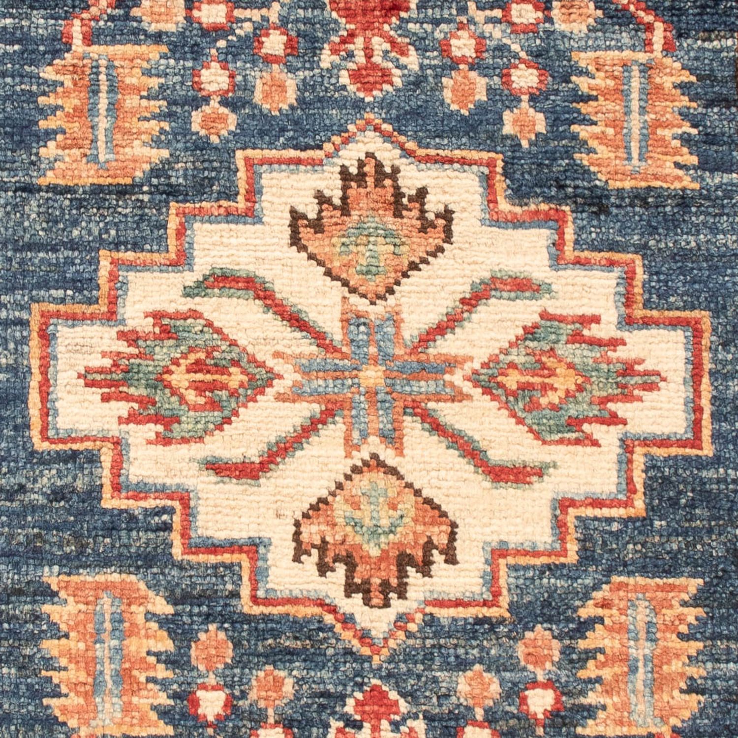 Tappeto Ziegler - Kazak - Reale - 95 x 58 cm - blu petrolio