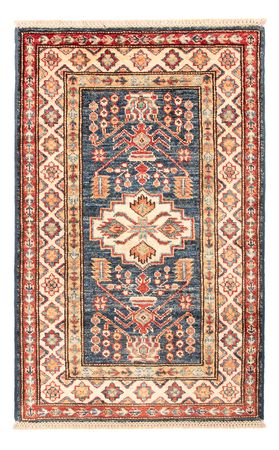 Alfombra Ziegler - Kazak - Real - 95 x 60 cm - azul petróleo