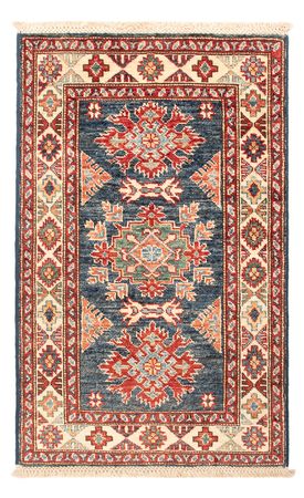 Ziegler Tapijt - Kazak - Koninklijke - 91 x 58 cm - benzine blauw