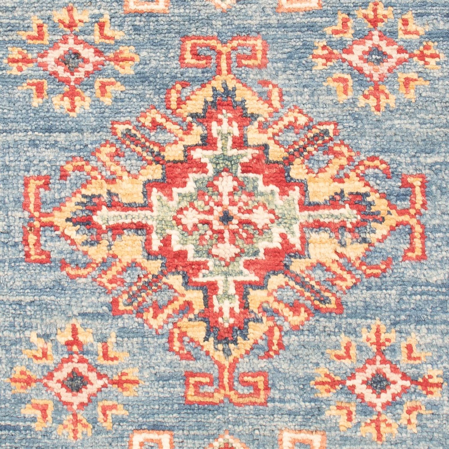 Alfombra Ziegler - Kazak - Real - 97 x 59 cm - azul